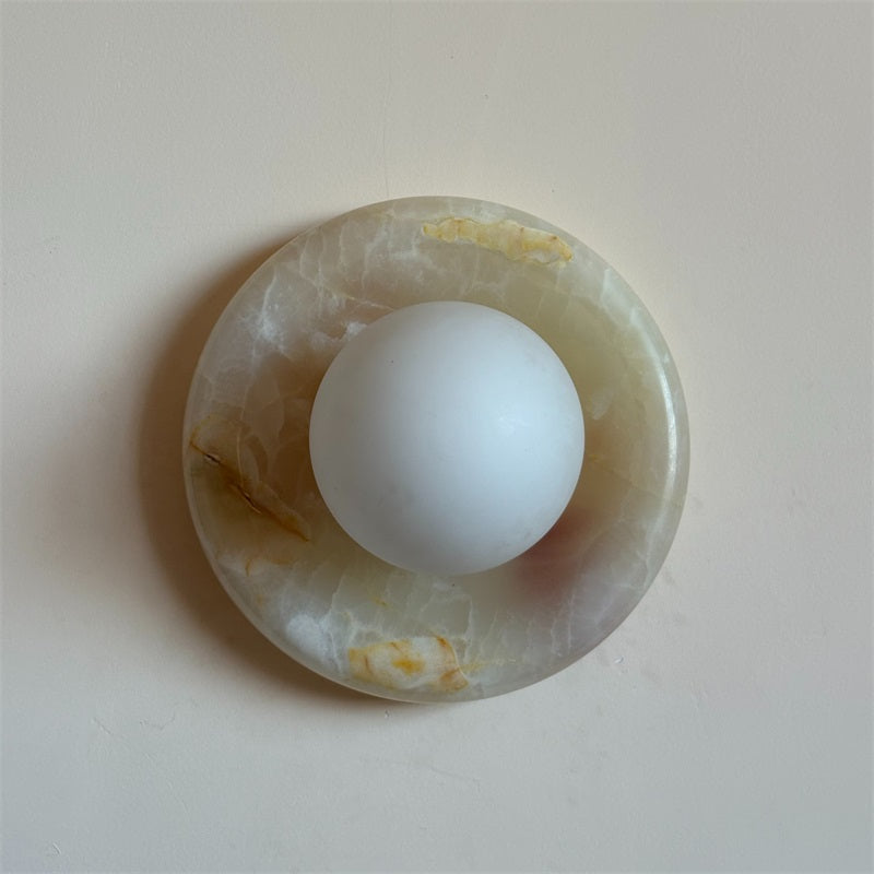 Vivina Modern Minimalist Cyan Jade Sconce Wall Lamp - Letslighting