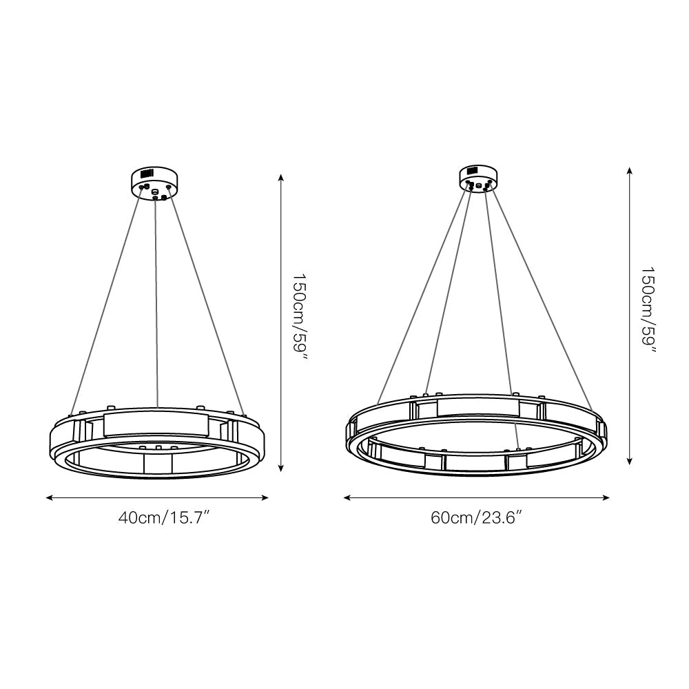 Cuzora Modern Minimalist Brass Alabaster Chandelier - Letslighting