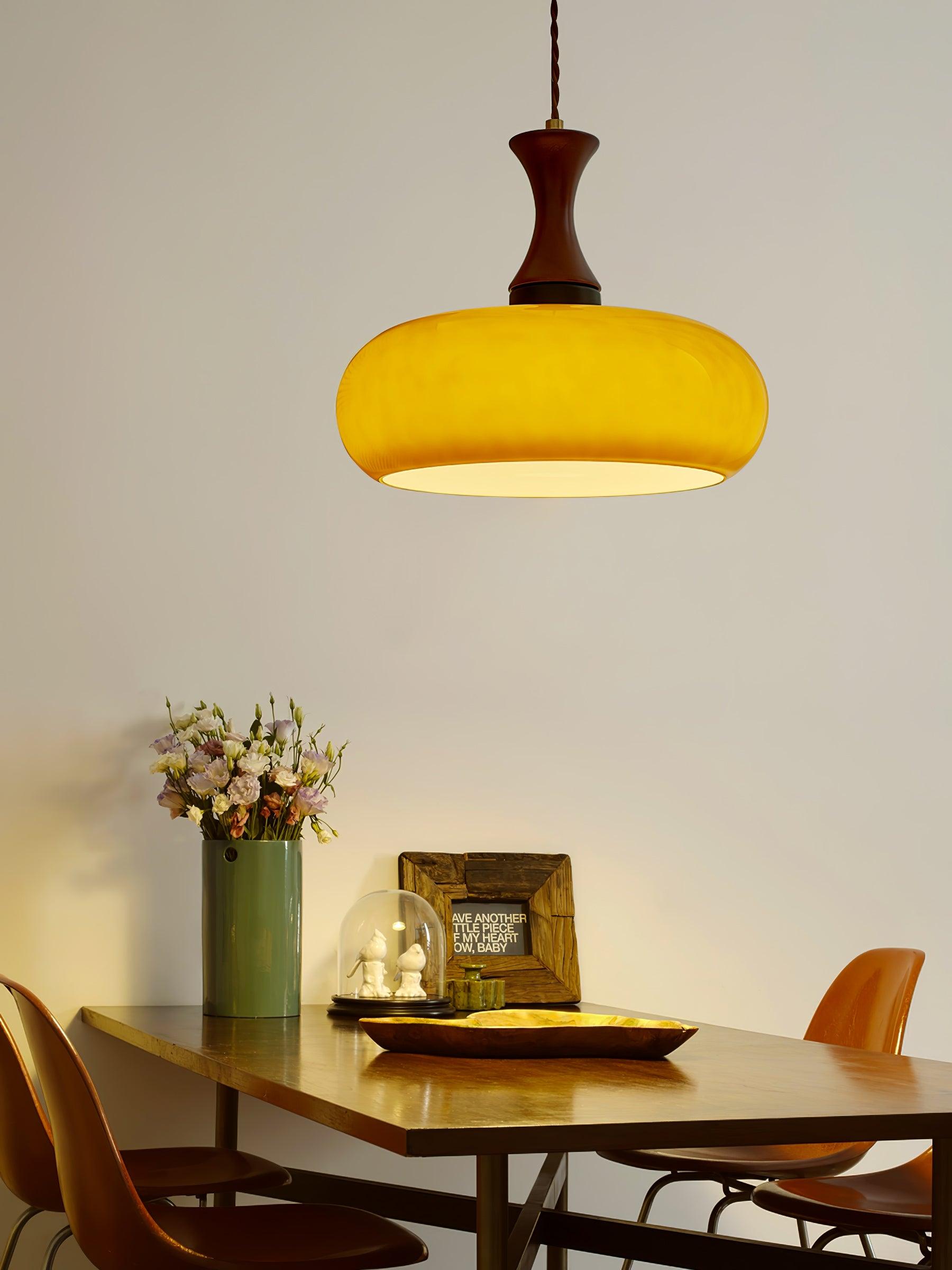 Cadenza Wood Retro Pendant Lamp - Letslighting