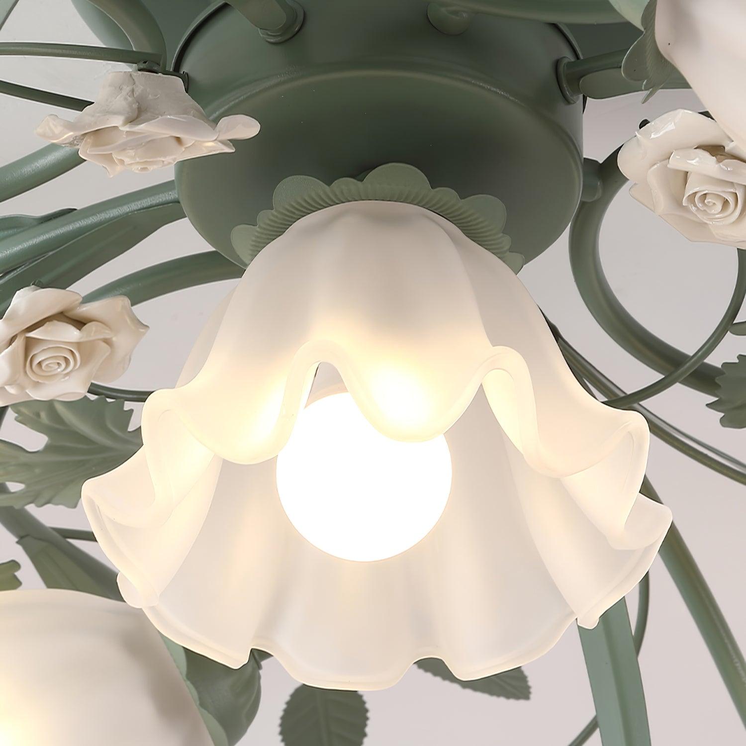 Nylirir Unique Art Classic Ceramics Ceiling Lamp - Letslighting