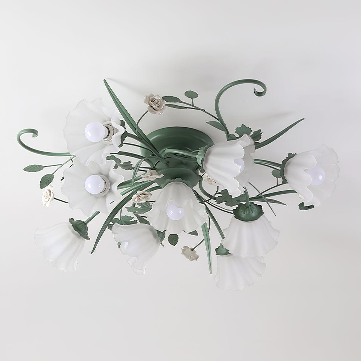 Nylirir Unique Art Classic Ceramics Ceiling Lamp - Letslighting