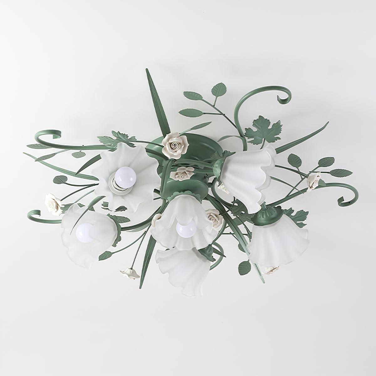 Nylirir Unique Art Classic Ceramics Ceiling Lamp - Letslighting