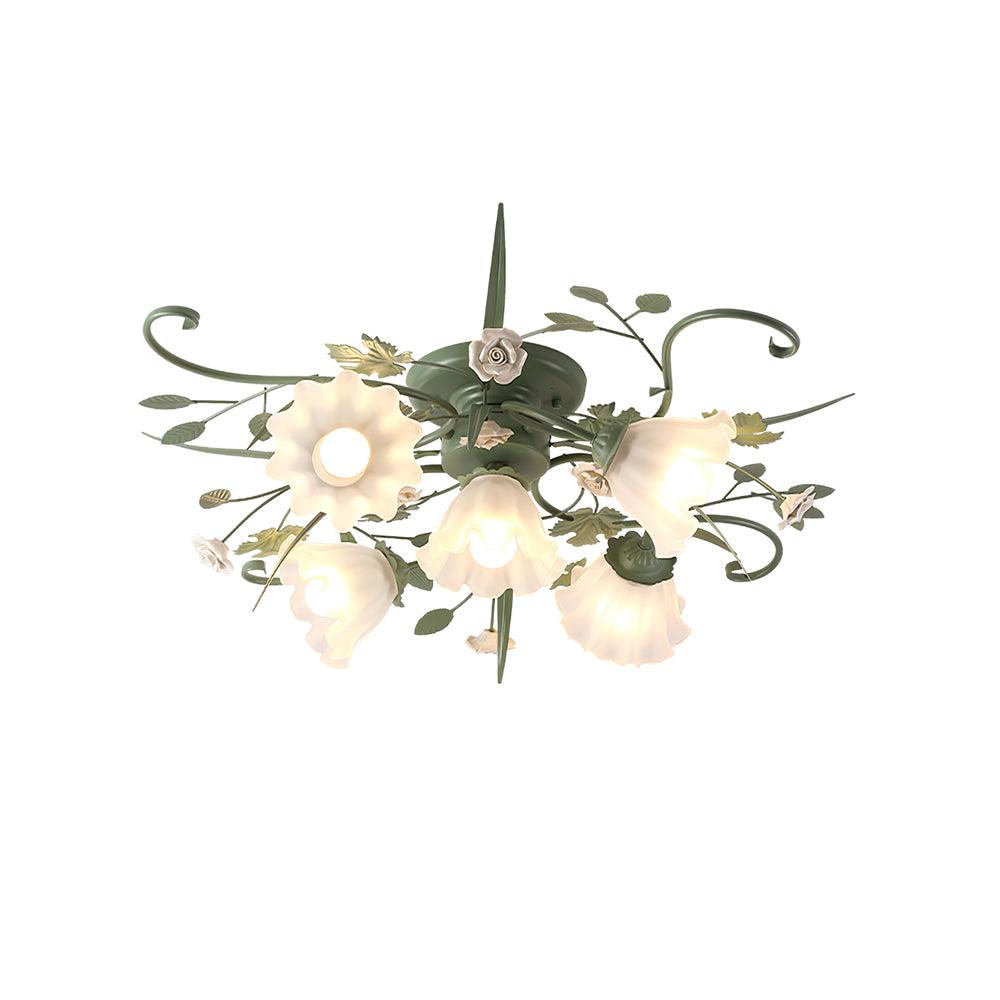 Nylirir Unique Art Classic Ceramics Ceiling Lamp - Letslighting