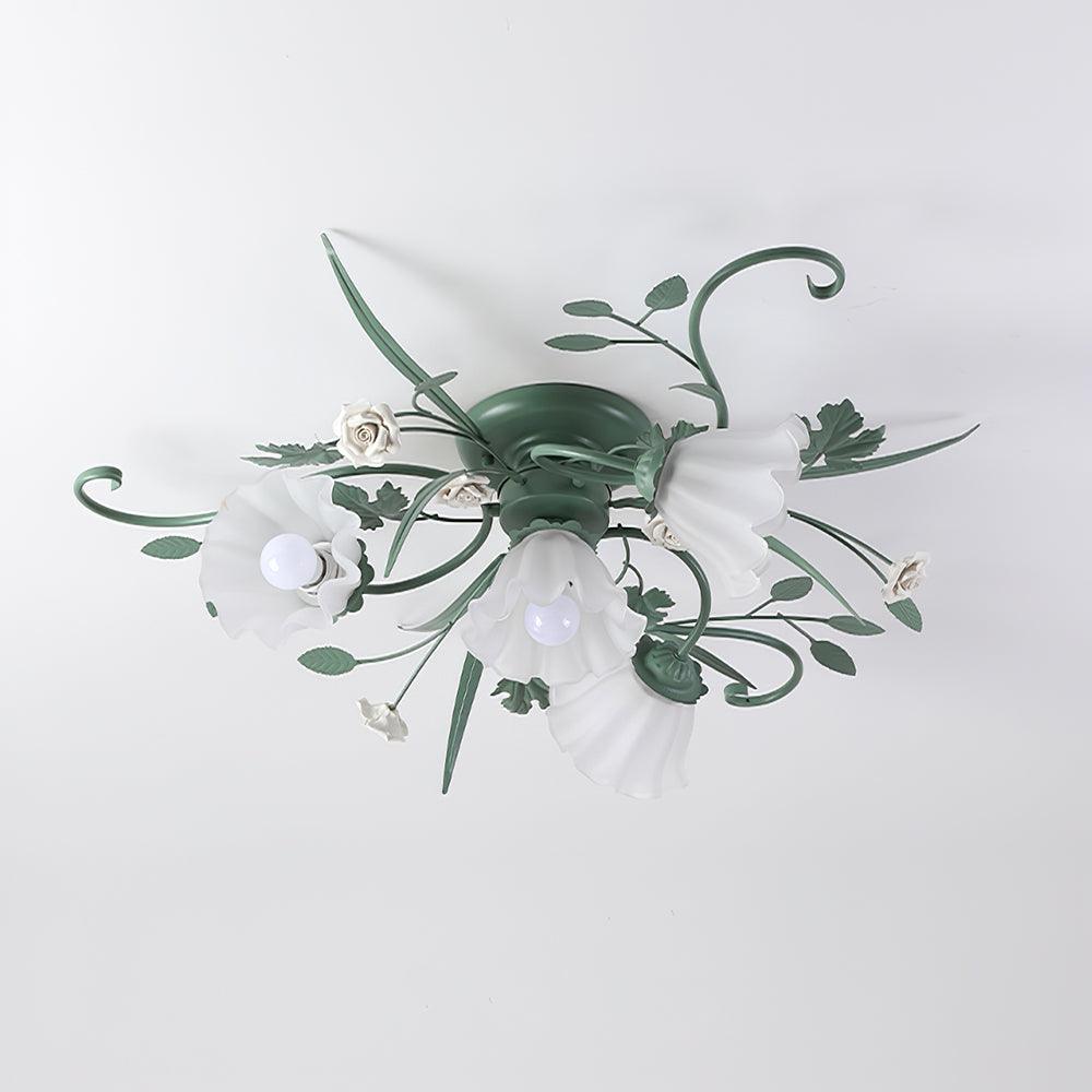 Nylirir Unique Art Classic Ceramics Ceiling Lamp - Letslighting
