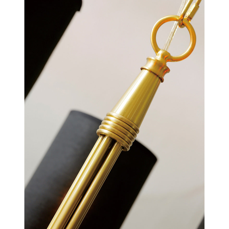 Armira Vintage Industrial Fabric Chandelier - Letslighting