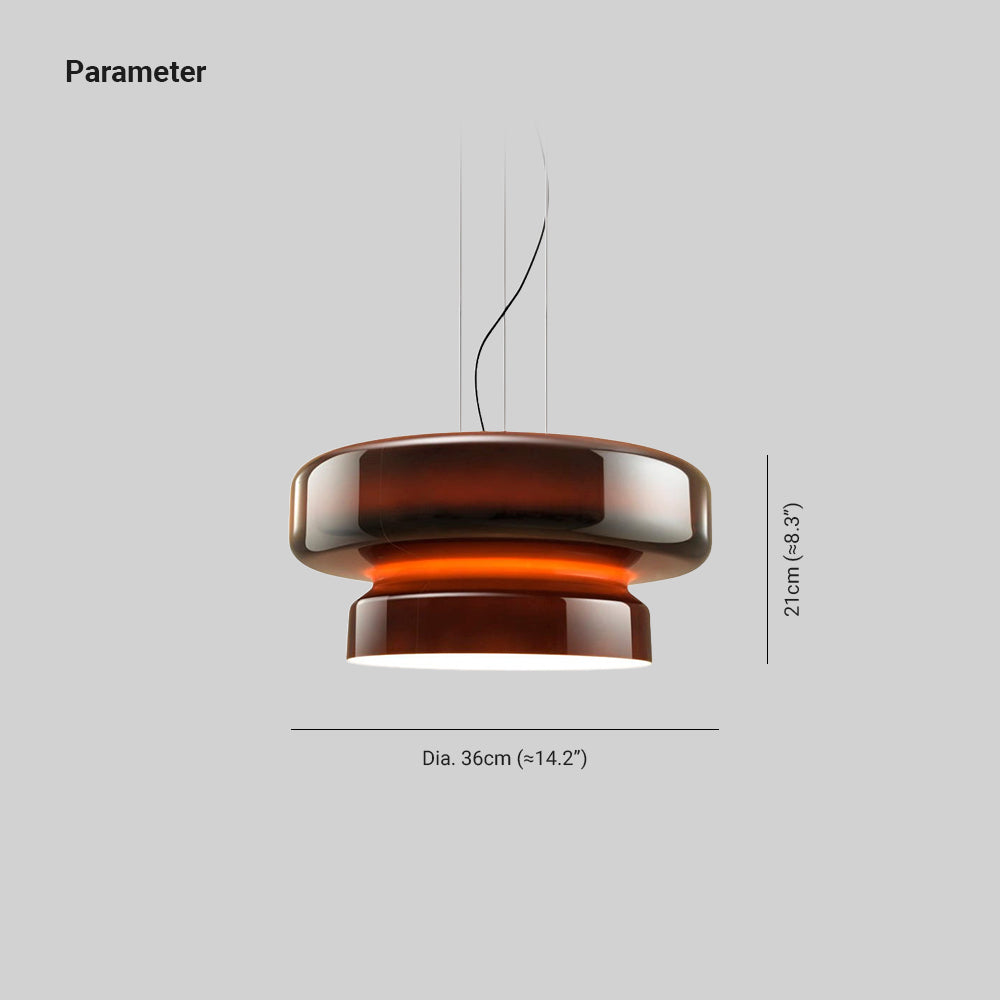 Xenuvyj Modern Minimalist Glass Pendant Lamp