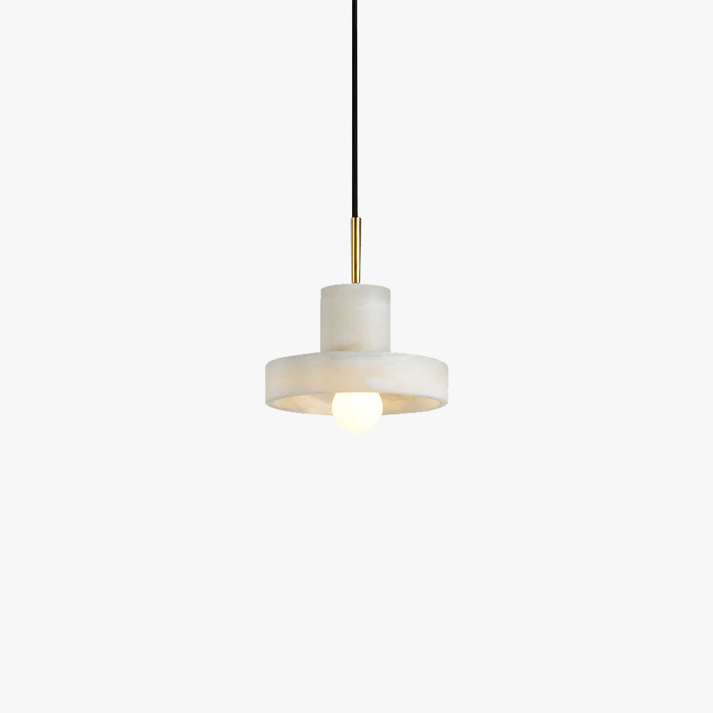 Ritta Pendant Lamp Alabaster Hat-Shape