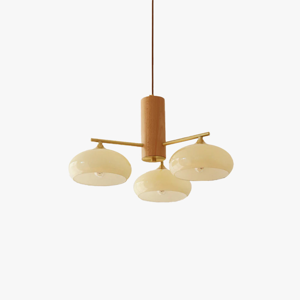 Valentina Glass Persimmon Chandeliers