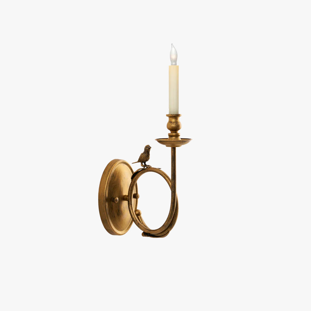 Silva Vintage Bird  Indoor Wall Sconce