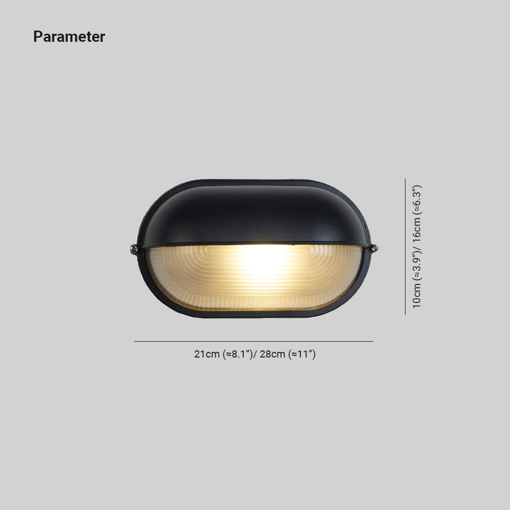 Ray  Industrial Nauticus Outdoor Wall Lamp
