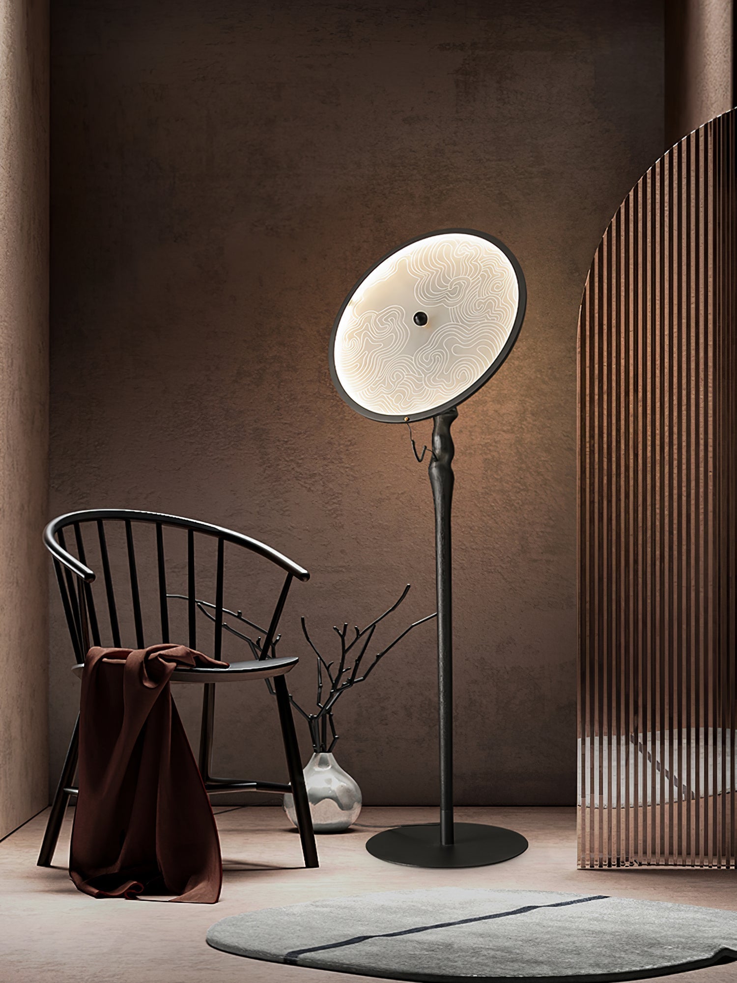 Evliriel Artistic Wood Floor Lamp - Letslighting