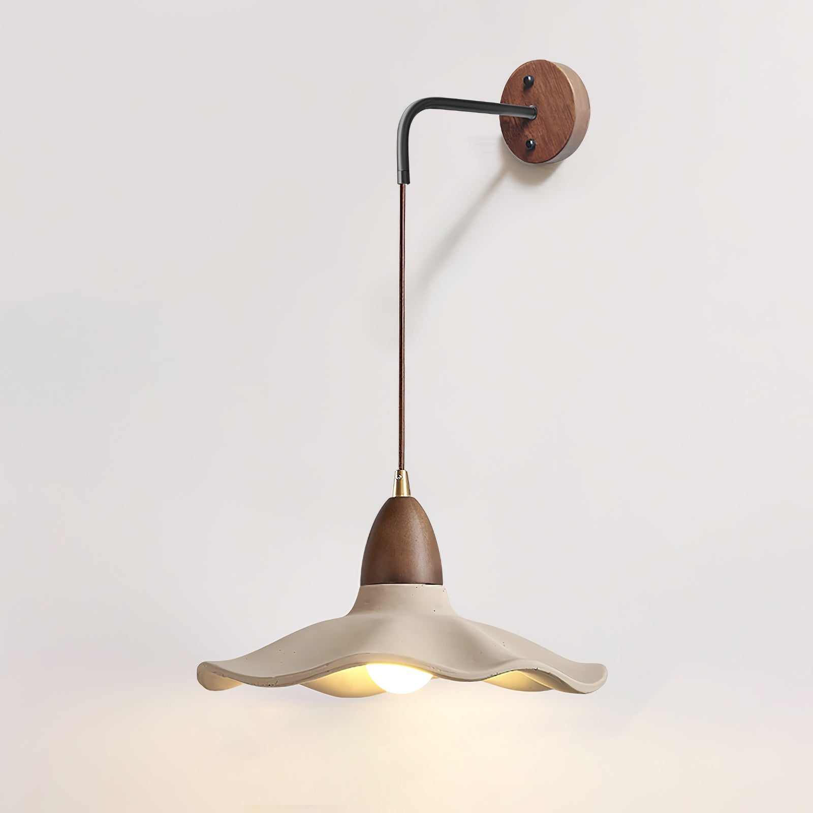 Radha Organic Wave Wall Lamp - Letslighting