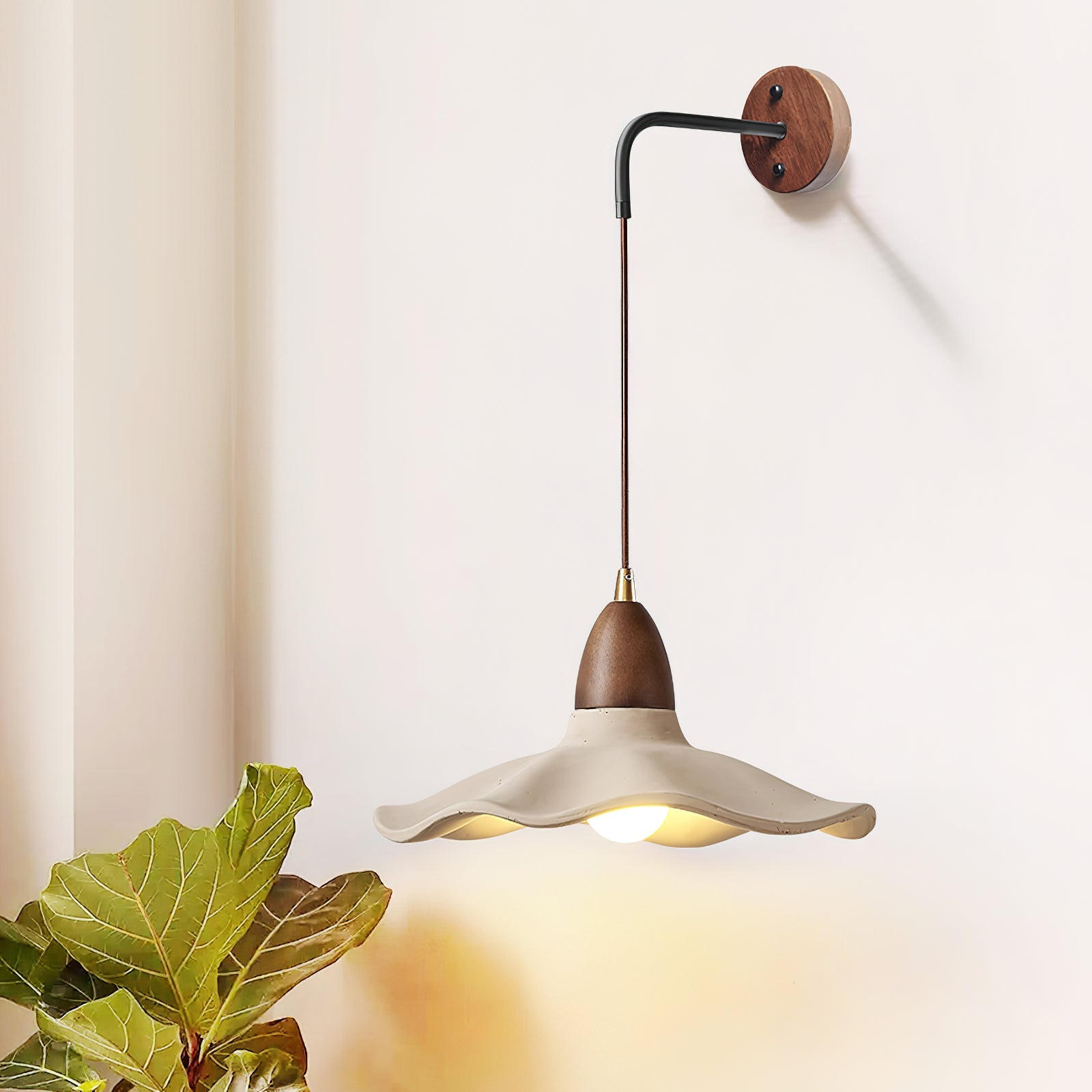 Radha Organic Wave Wall Lamp - Letslighting