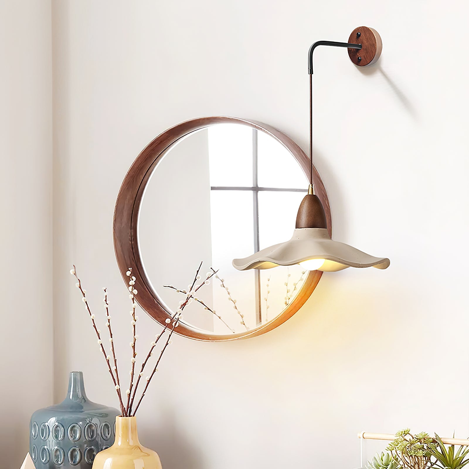 Radha Organic Wave Wall Lamp - Letslighting