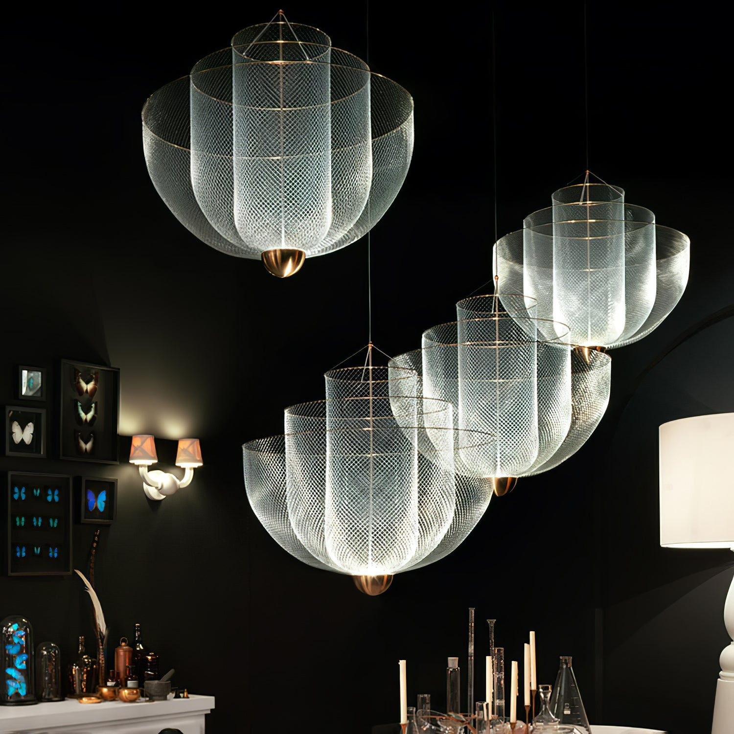 Lustra Chandelier Meshmatics Hanging Radiant - Letslighting