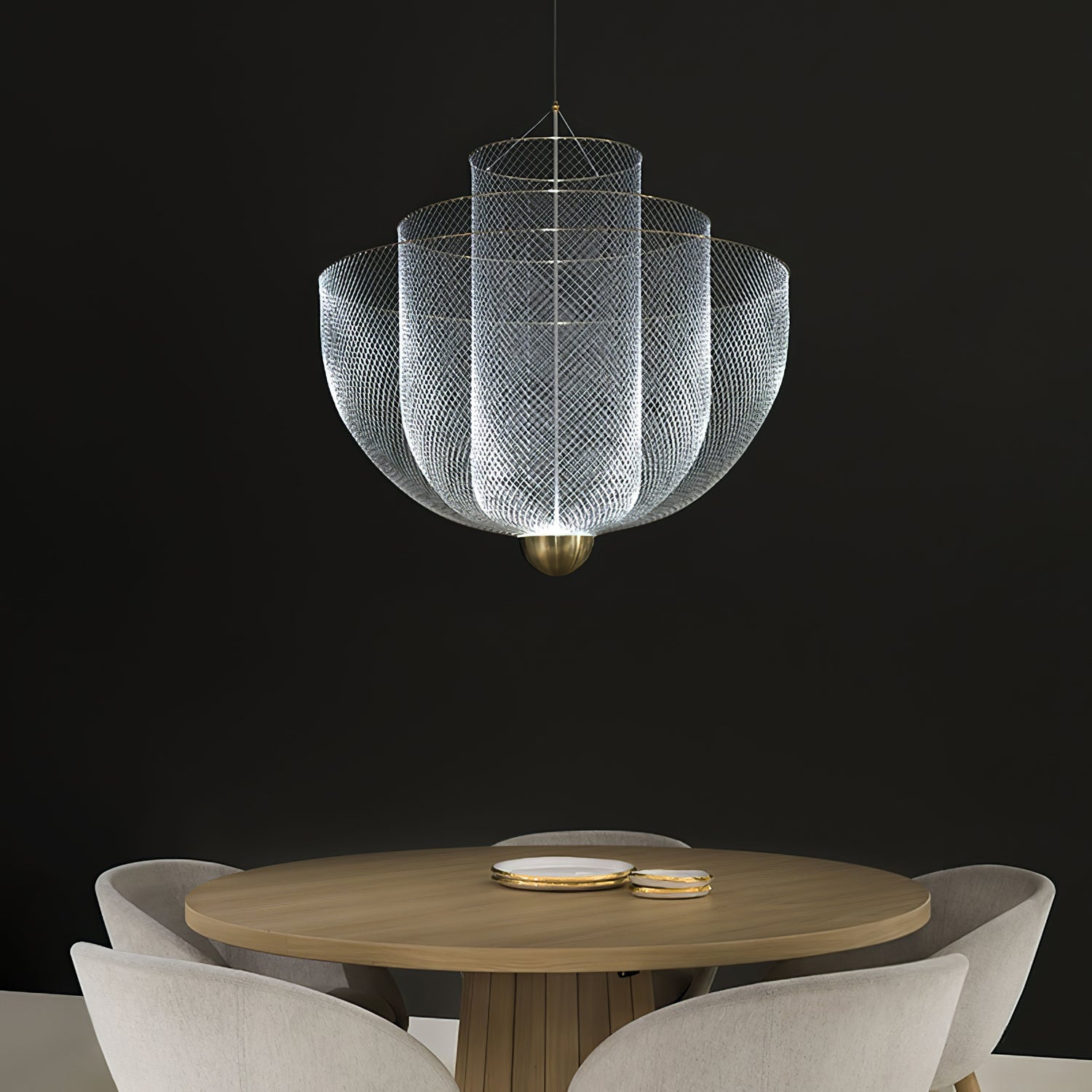 Lustra Chandelier Meshmatics Hanging Radiant - Letslighting
