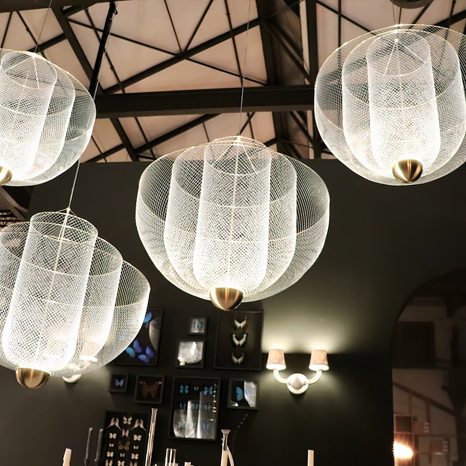 Lustra Chandelier Meshmatics Hanging Radiant - Letslighting