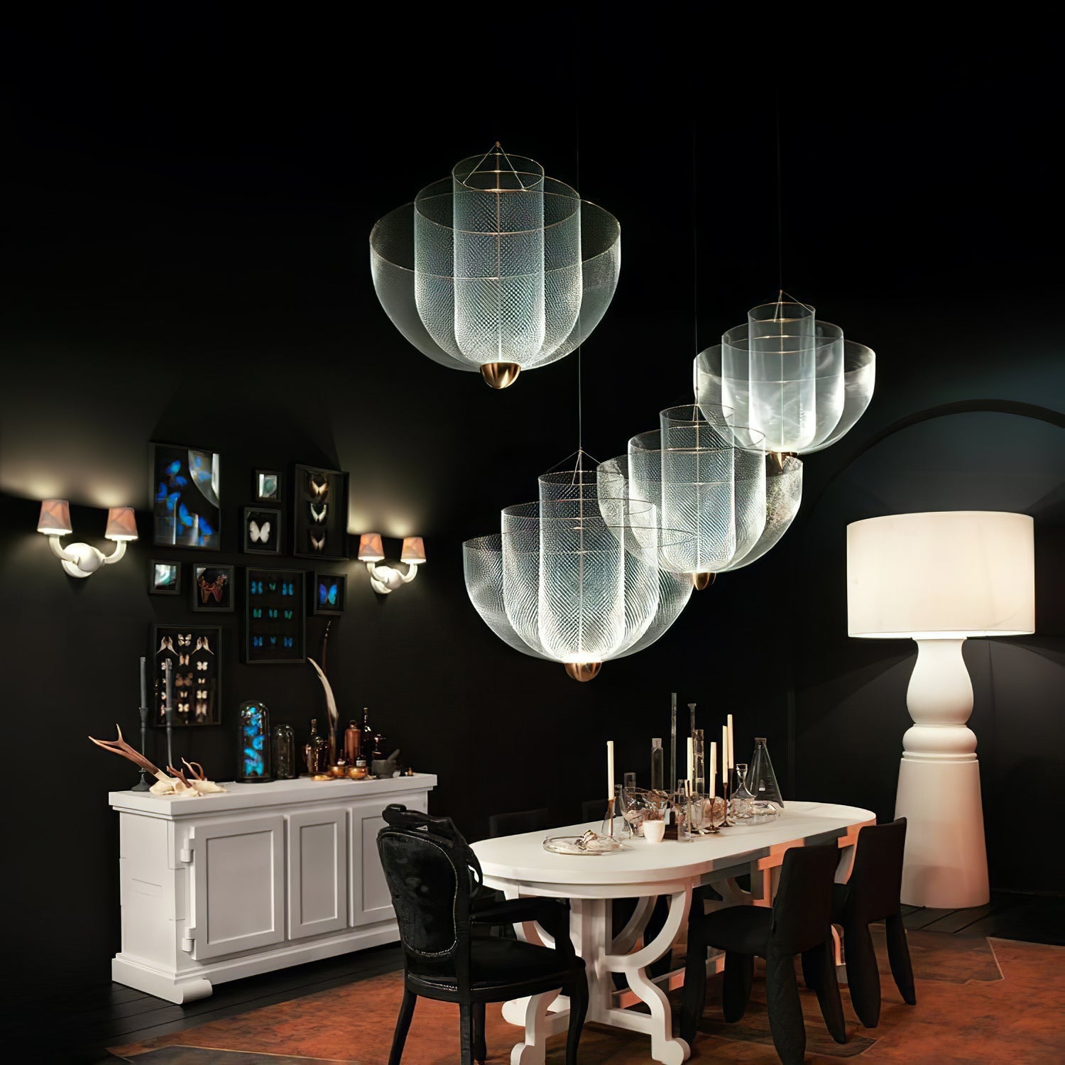 Lustra Chandelier Meshmatics Hanging Radiant - Letslighting