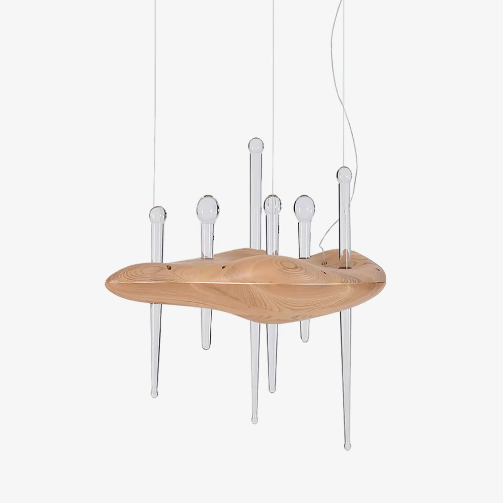 Umare Whimsical Oak Glass Pendant Light - Letslighting