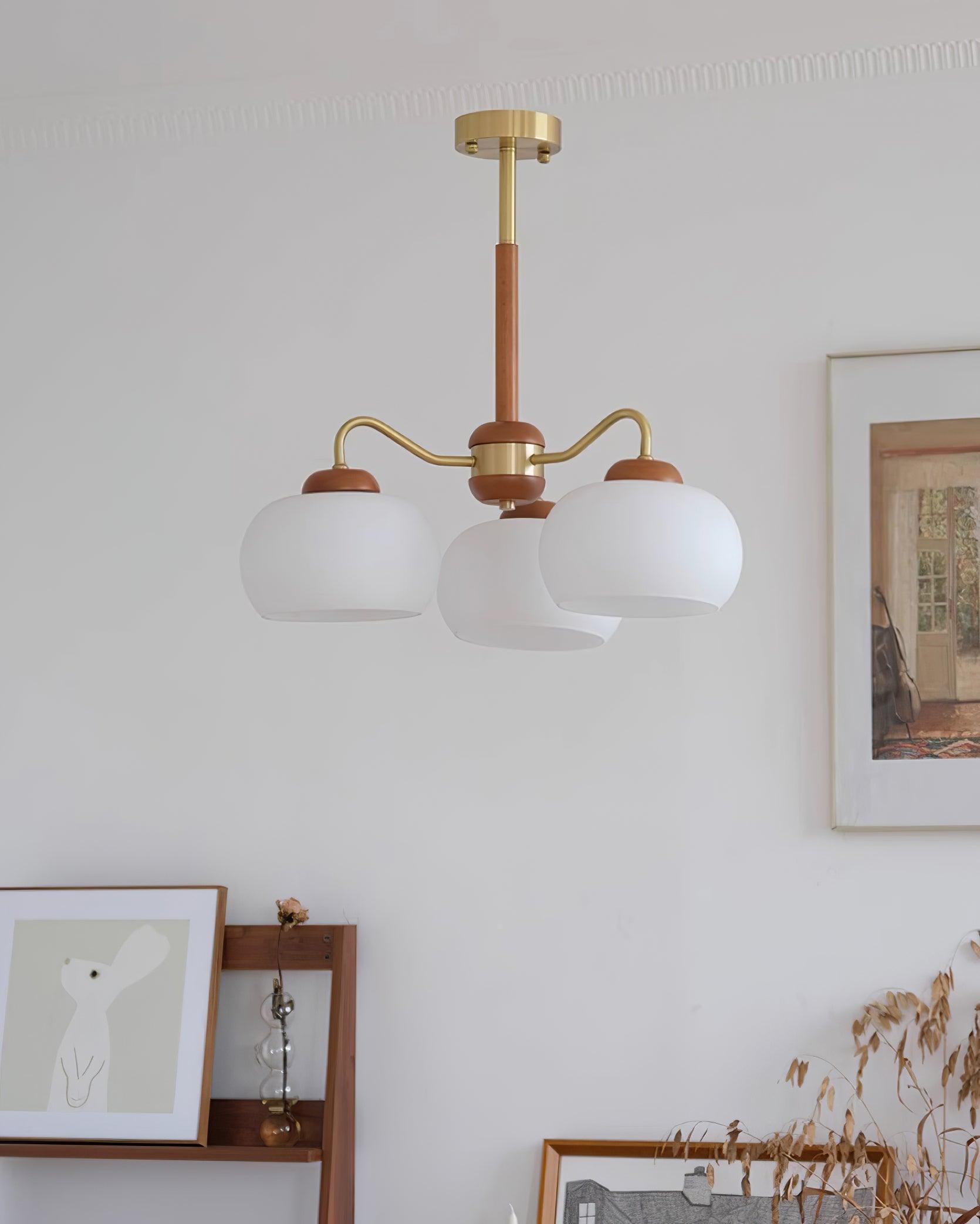 Raito Chandelier Glass Vintage American Style - Letslighting