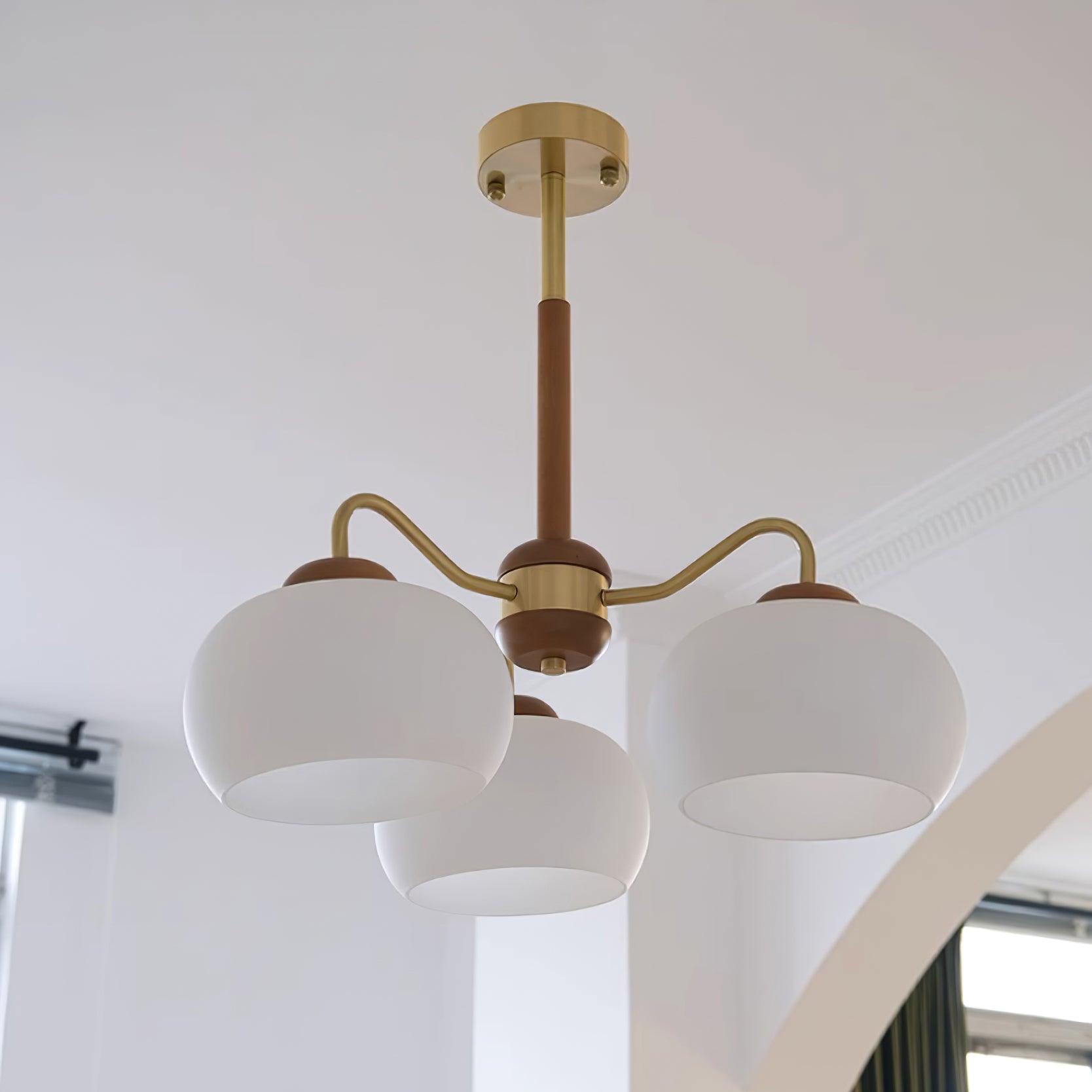 Raito Chandelier Glass Vintage American Style - Letslighting