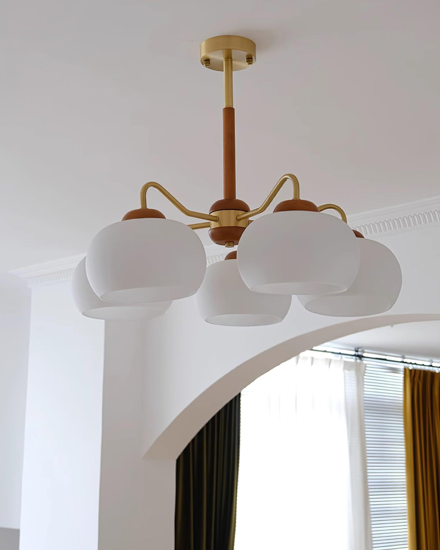 Raito Chandelier Glass Vintage American Style - Letslighting