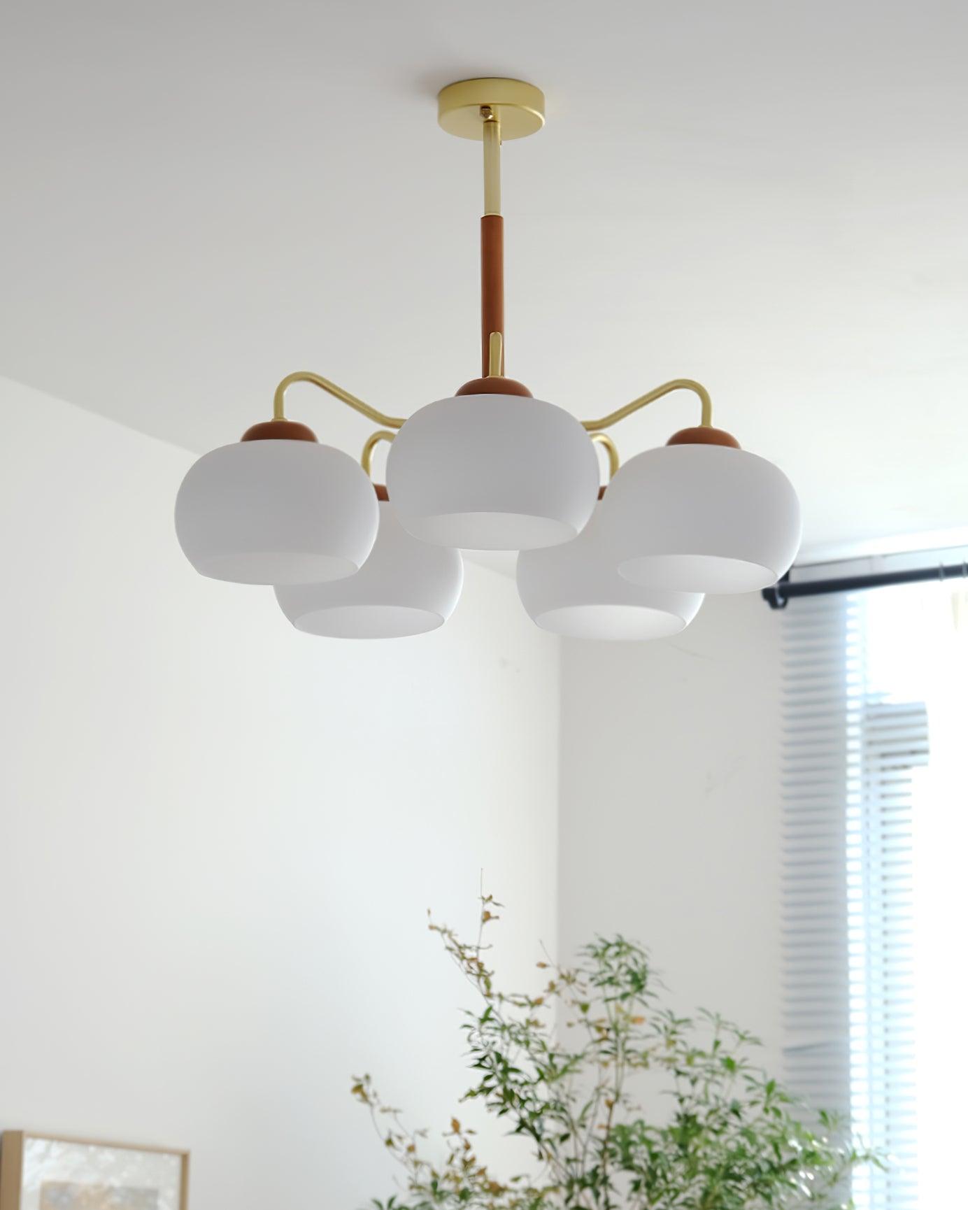 Raito Chandelier Glass Vintage American Style - Letslighting