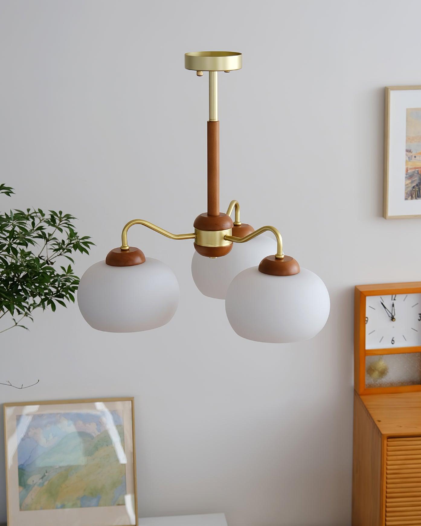 Raito Chandelier Glass Vintage American Style - Letslighting
