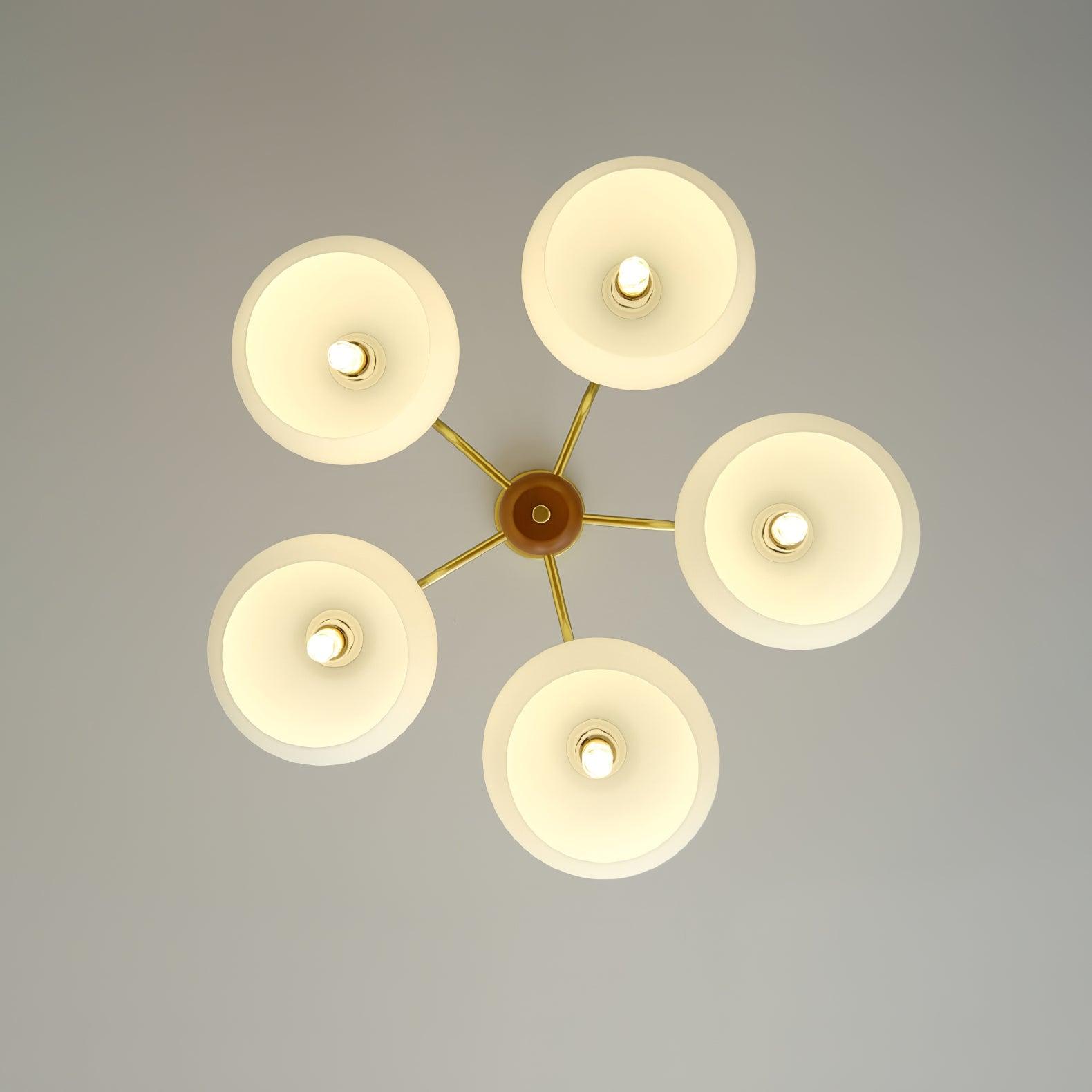 Raito Chandelier Glass Vintage American Style - Letslighting