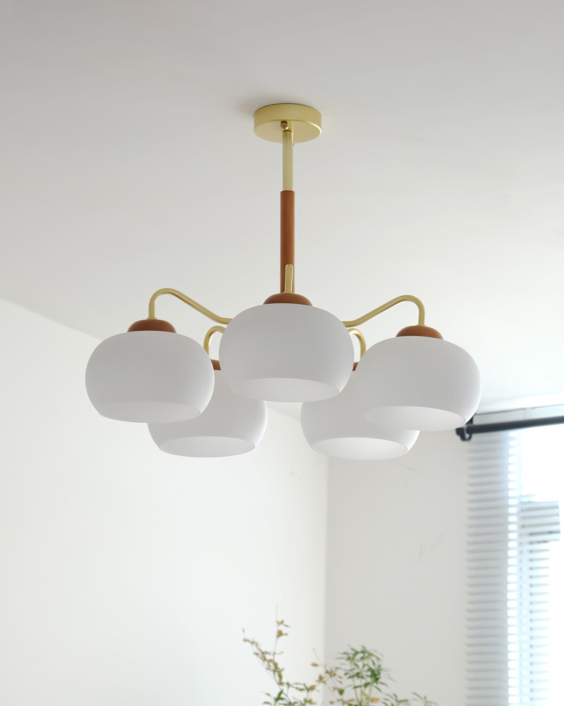 Raito Chandelier Glass Vintage American Style - Letslighting