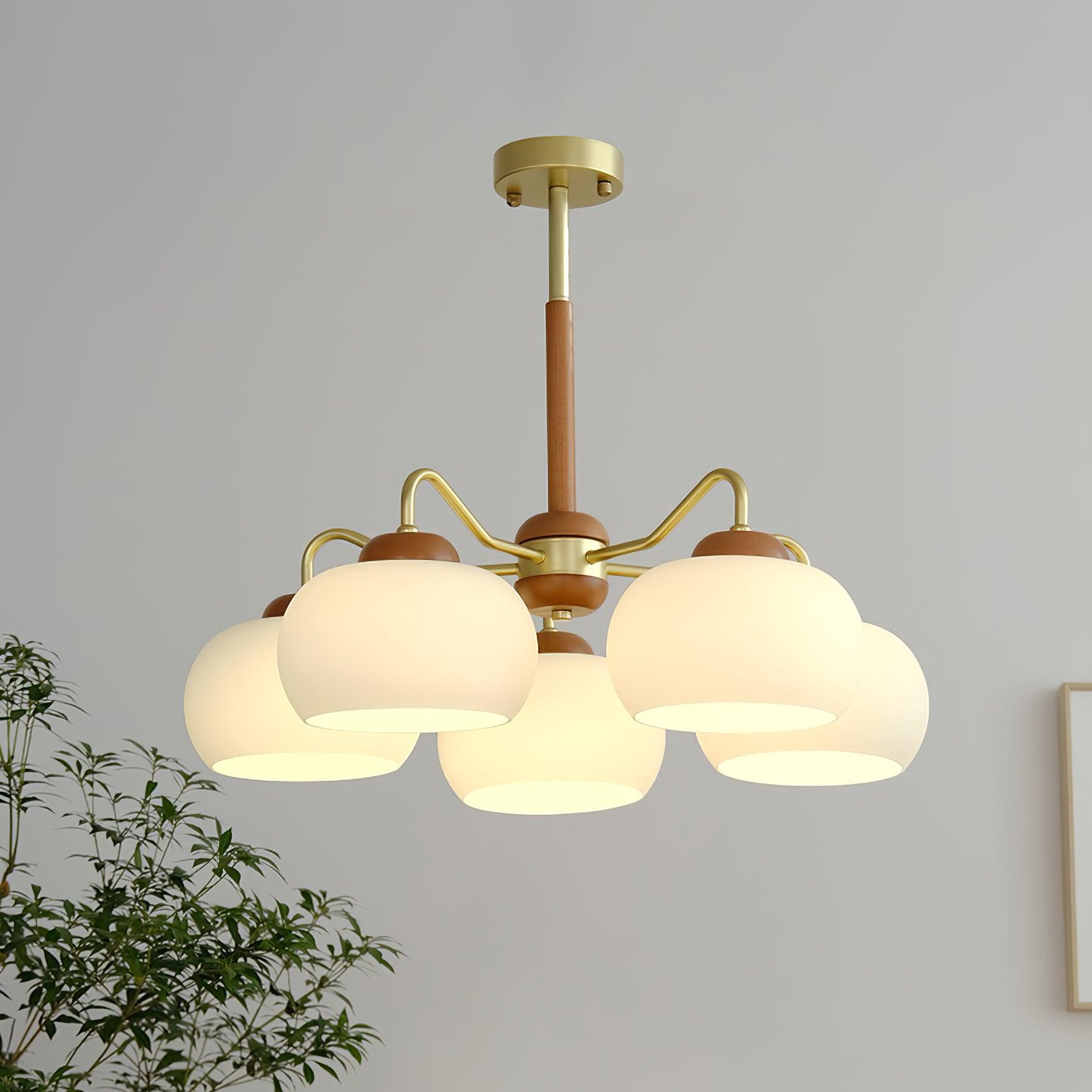 Raito Chandelier Glass Vintage American Style - Letslighting