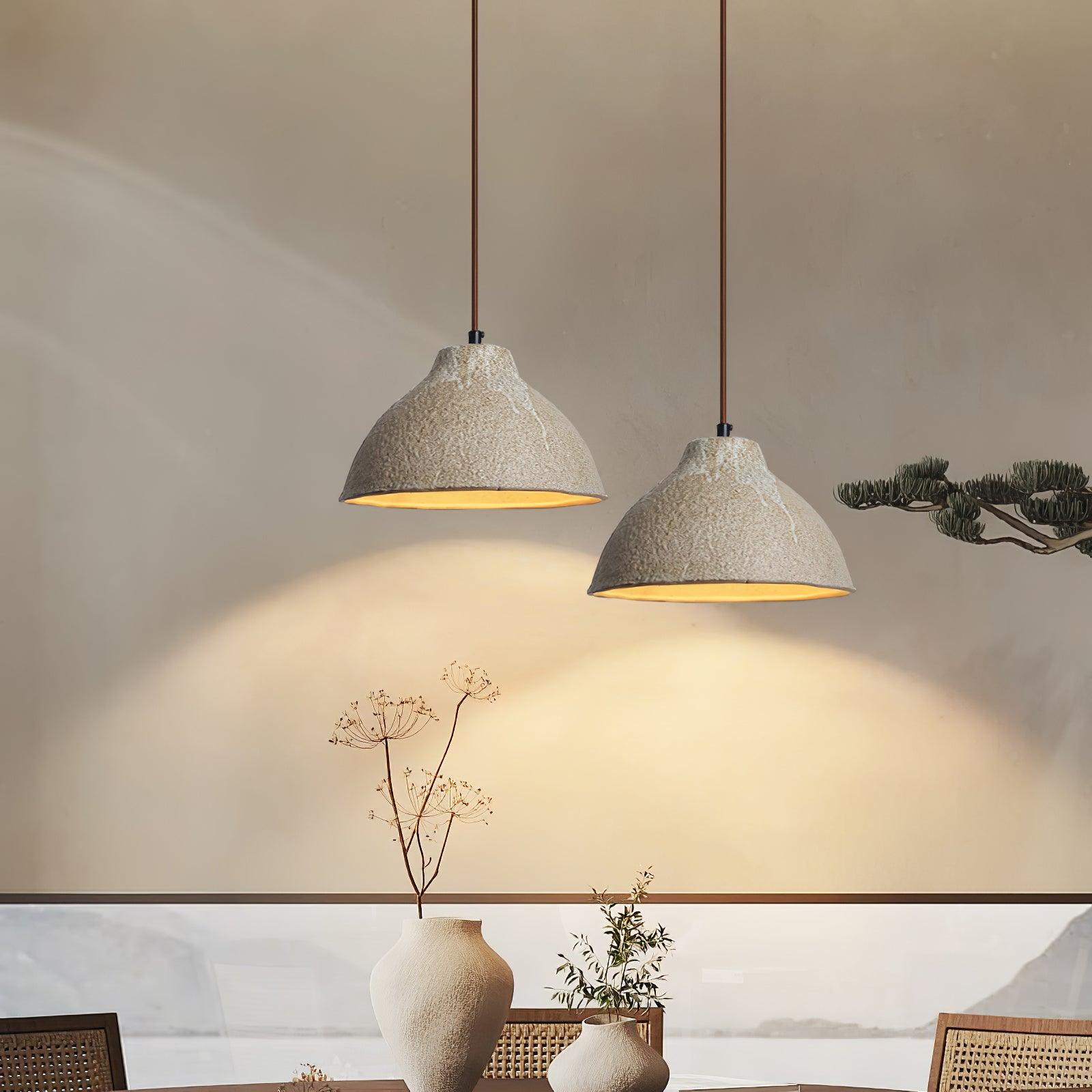 Olivia Textured Ceramic Pendant Light