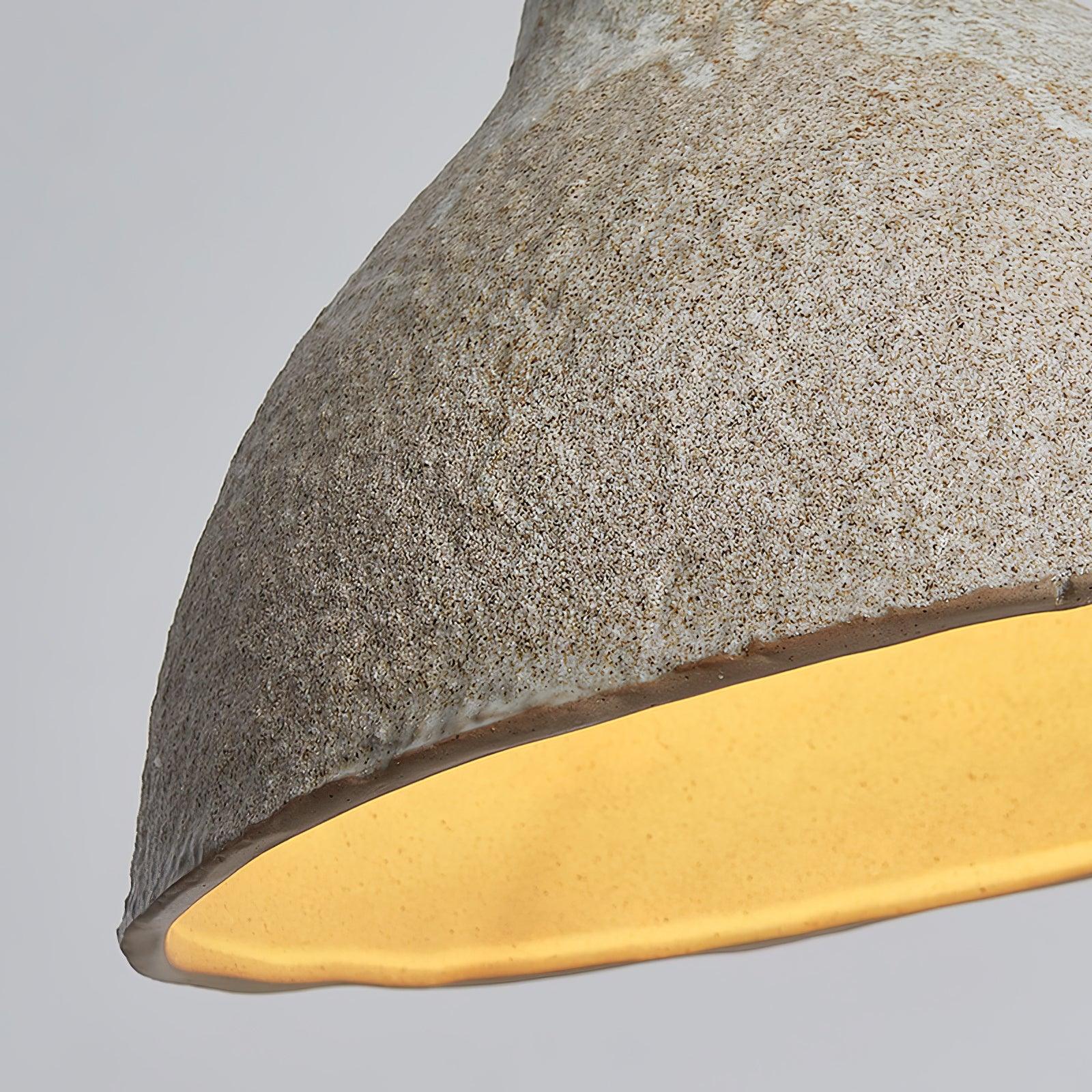 Zandora Retro Ceramic & Wood Pendant Lamp - Letslighting