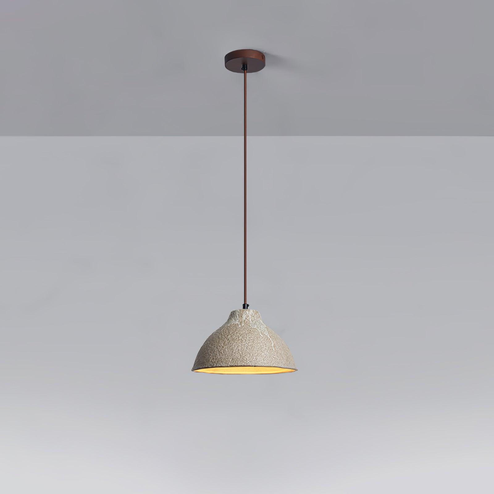 Zandora Retro Ceramic & Wood Pendant Lamp - Letslighting