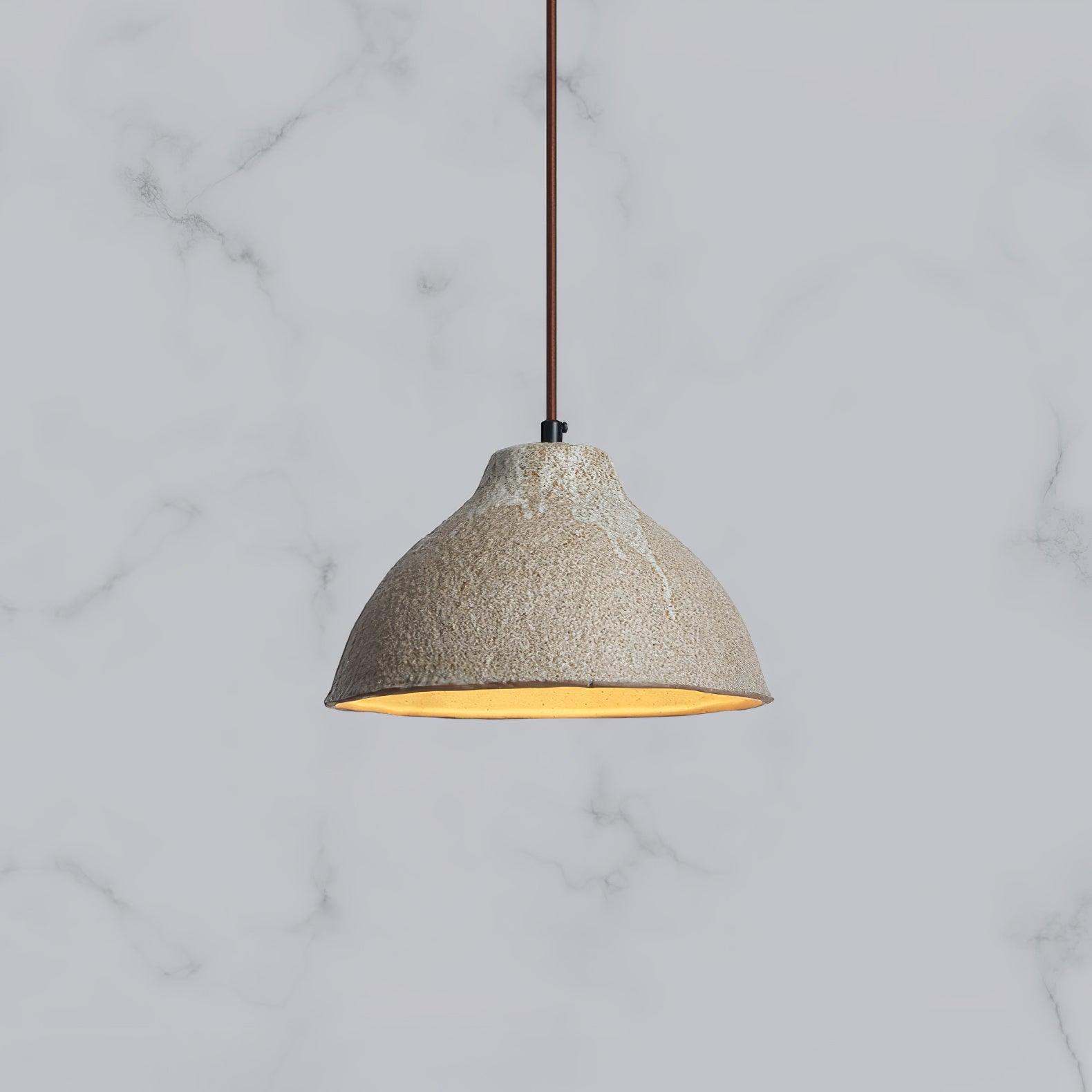 Zandora Retro Ceramic & Wood Pendant Lamp - Letslighting