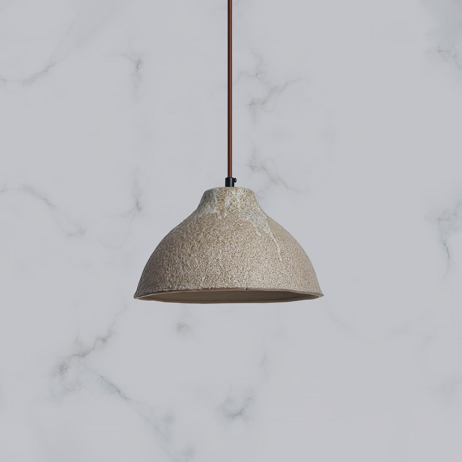 Zandora Retro Ceramic & Wood Pendant Lamp - Letslighting