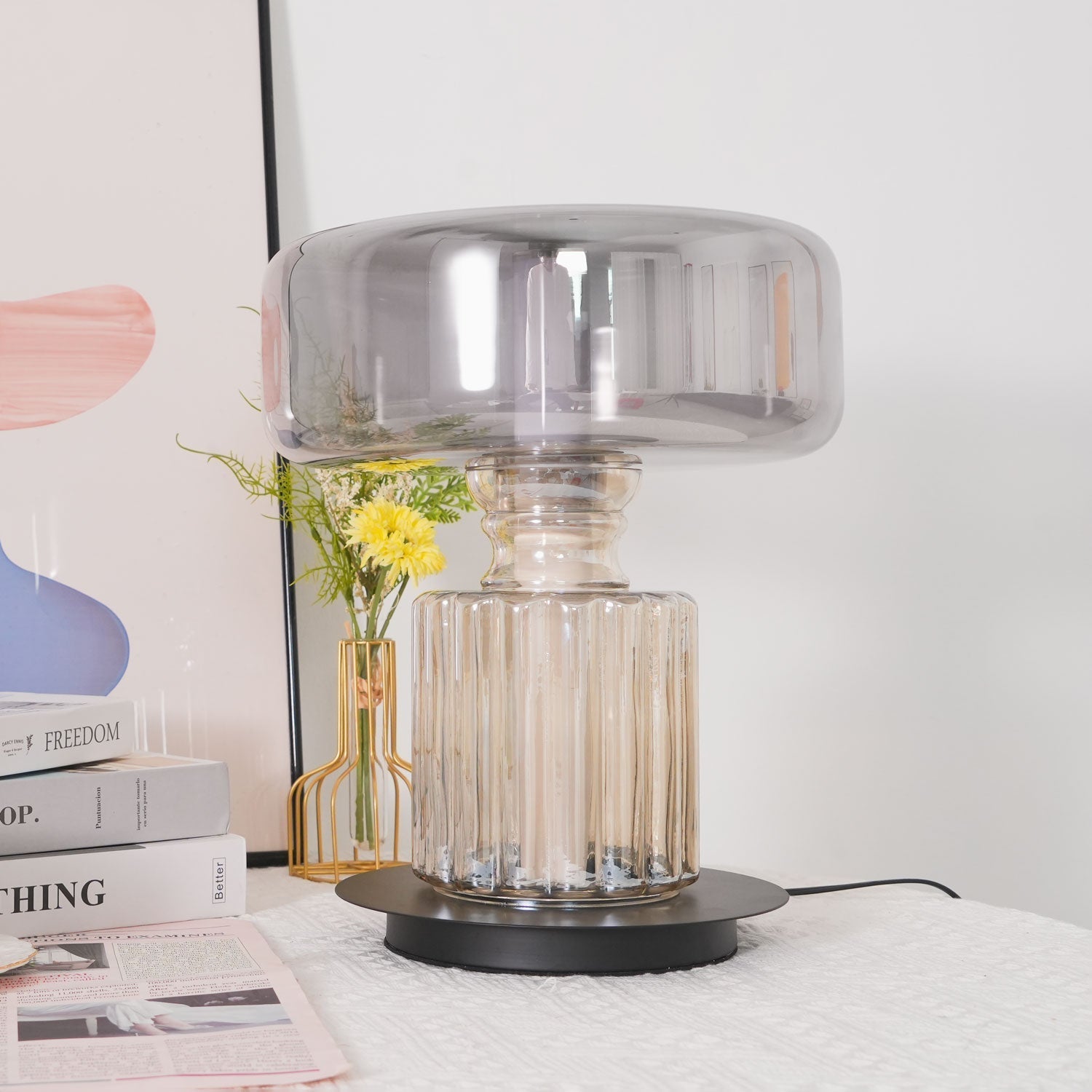 Jamie Modern Glass Table Lamp - Letslighting