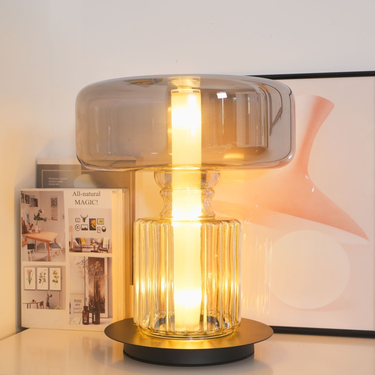 Jamie Modern Glass Table Lamp - Letslighting