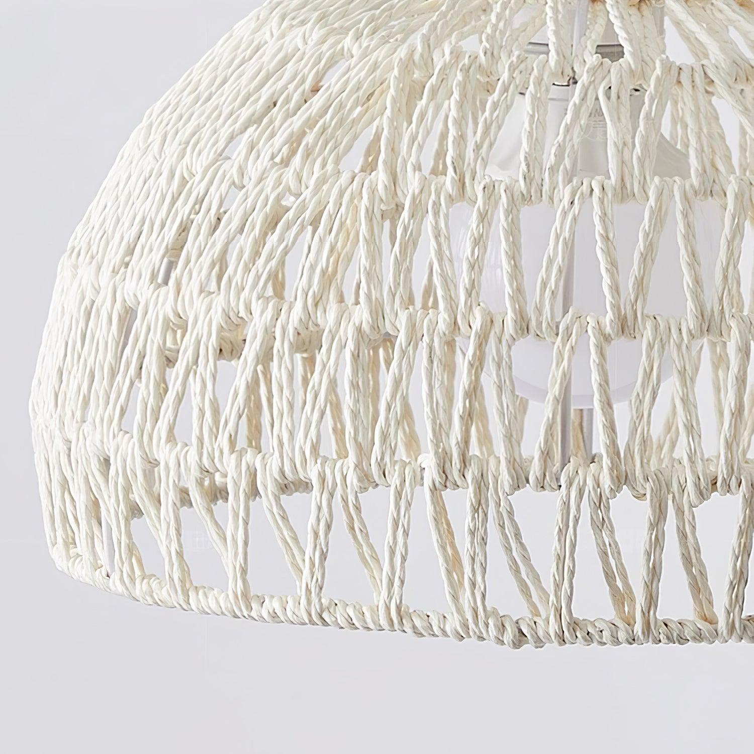 Calyran Rattan Wood Pendant Lamp - Letslighting