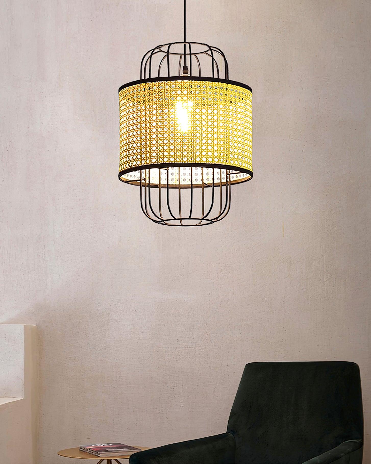 Evtheyra Premium Art Rattan Pendant Lamp - Letslighting
