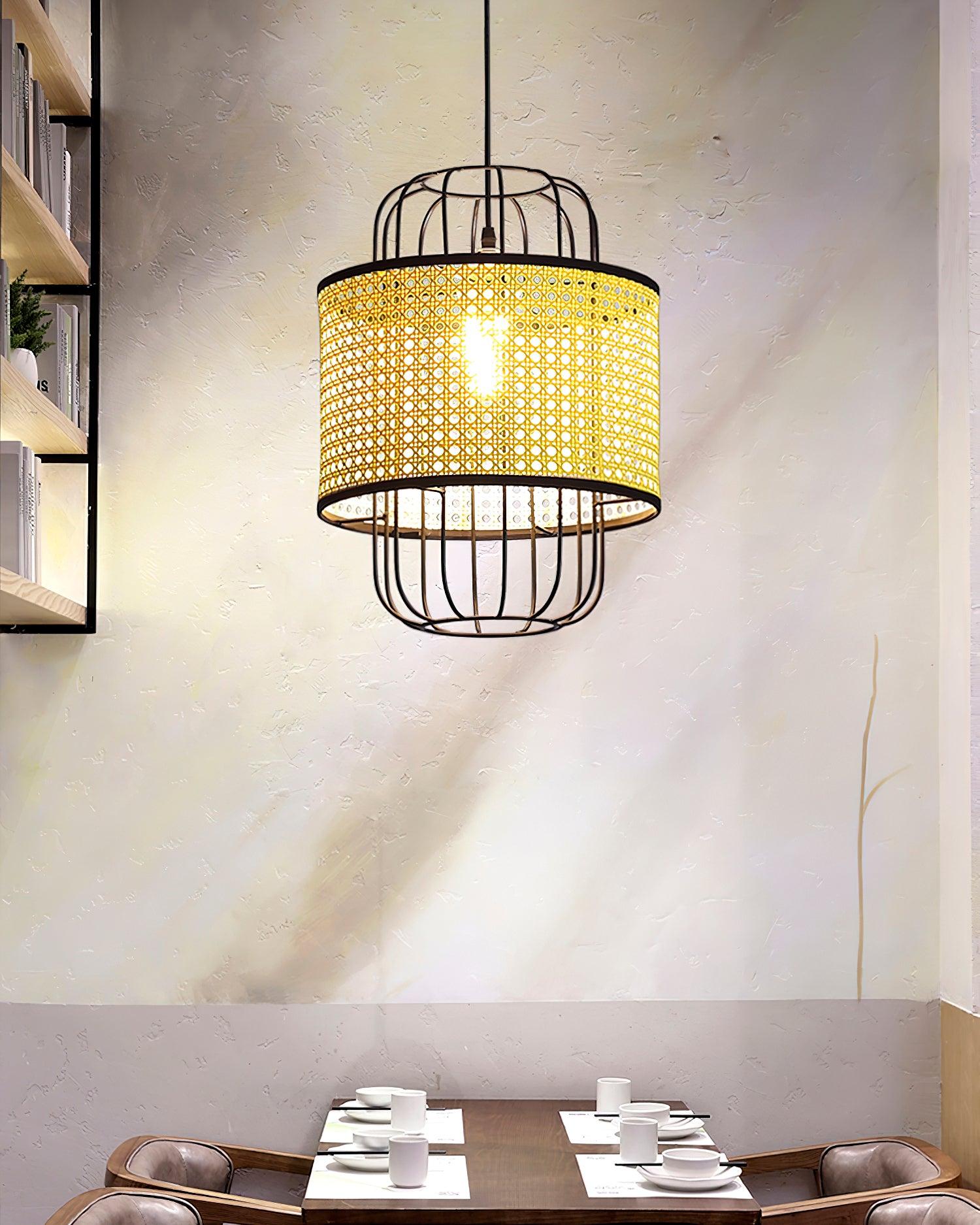 Evtheyra Premium Art Rattan Pendant Lamp - Letslighting