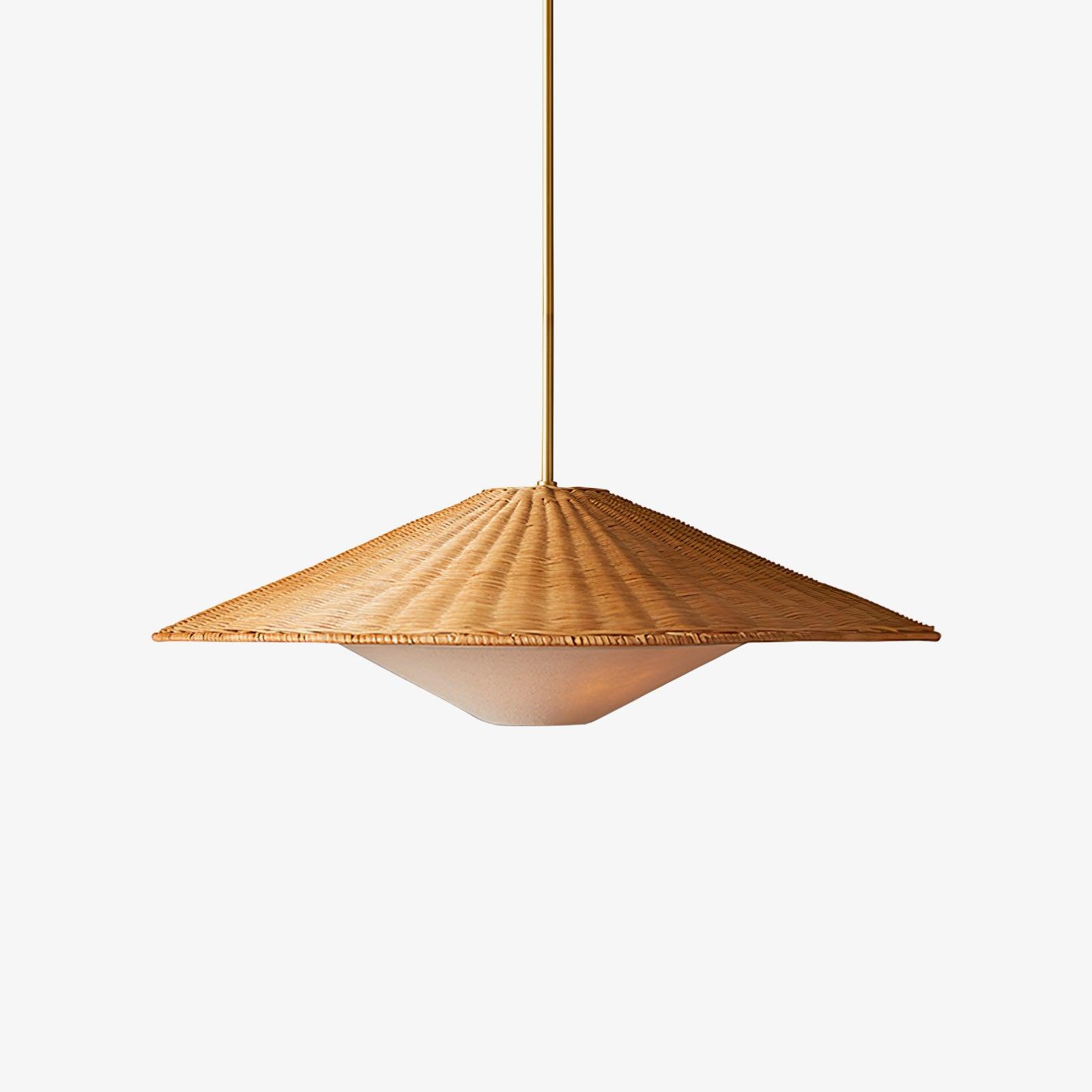 Elysiave Rattan Minimalistic Pendant Light - Letslighting