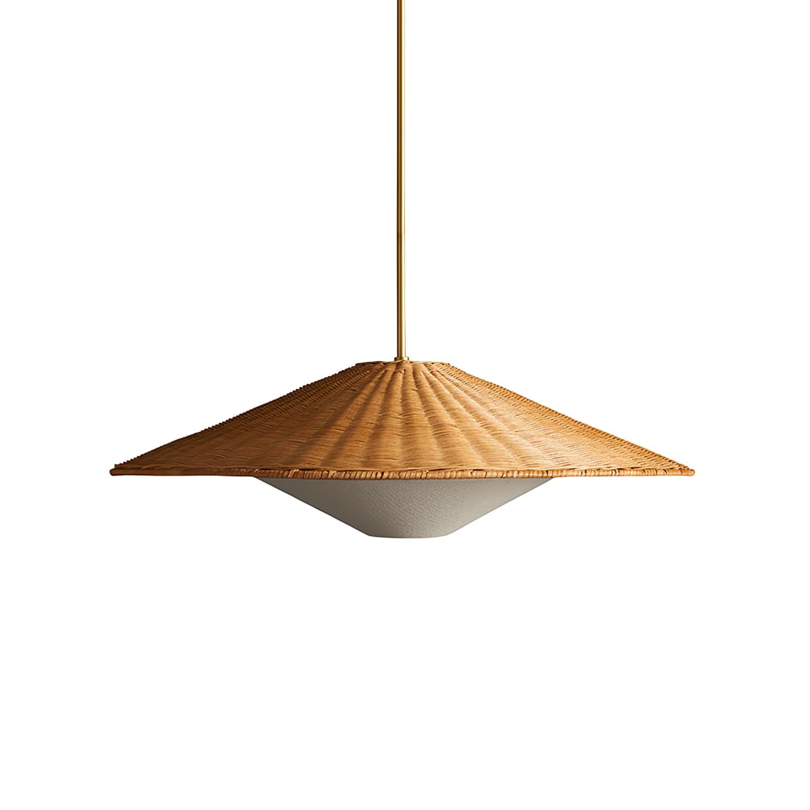 Elysiave Rattan Minimalistic Pendant Light - Letslighting