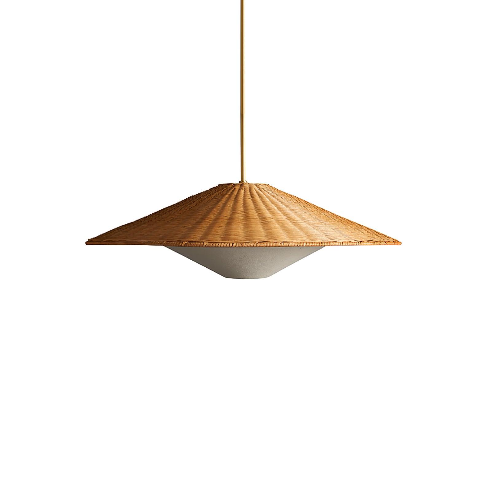 Elysiave Rattan Minimalistic Pendant Light - Letslighting