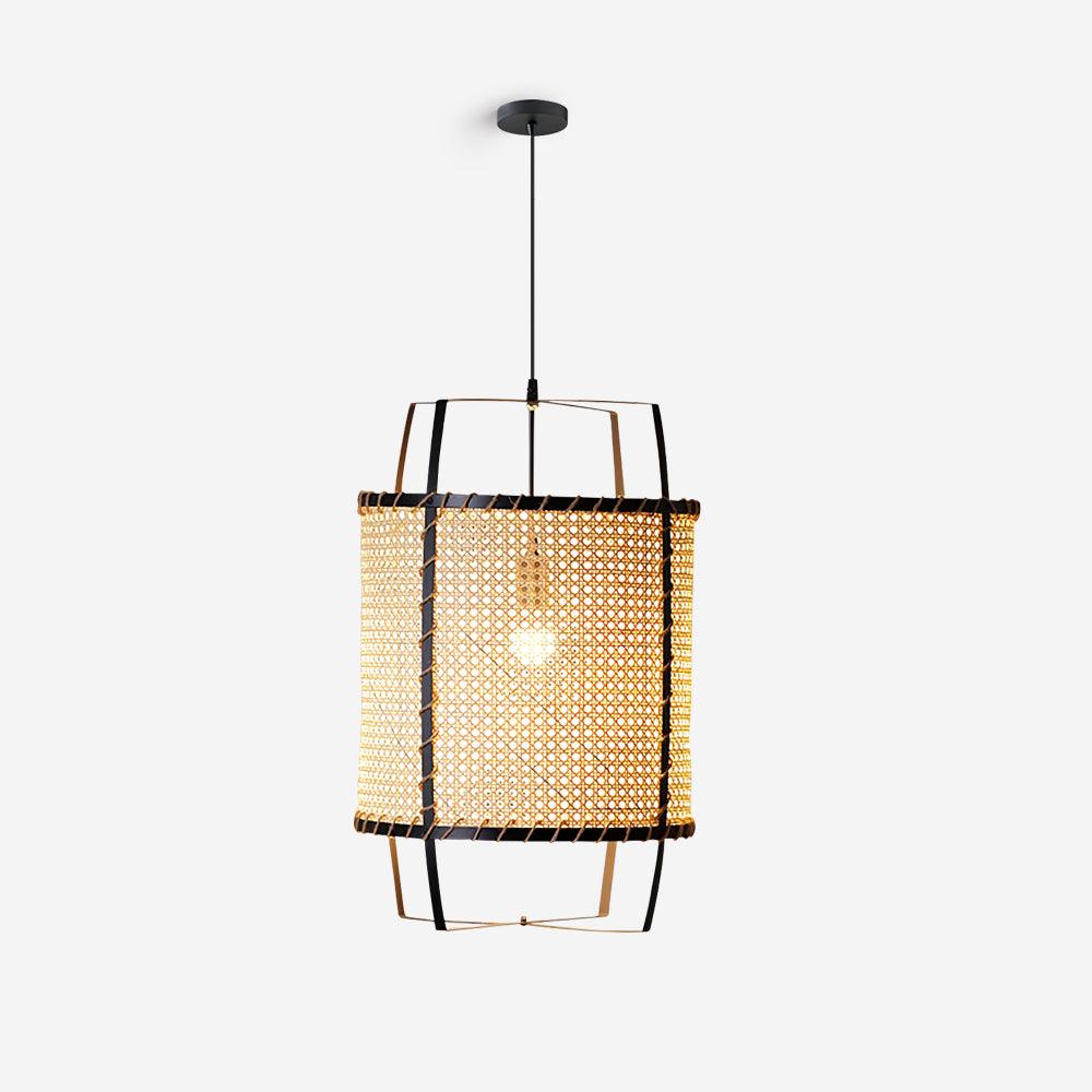 Meyda Pendant Lamp Rattan Woven Organic - Letslighting