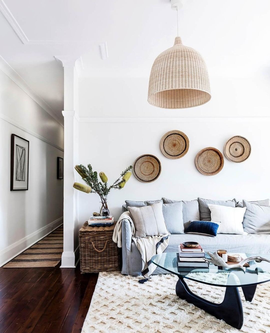 Willow Rustic Rattan Pandent Light - Letslighting