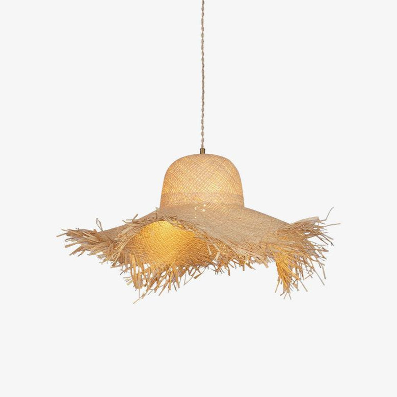 Zephyran Rattan Vintage Pendant Light - Letslighting