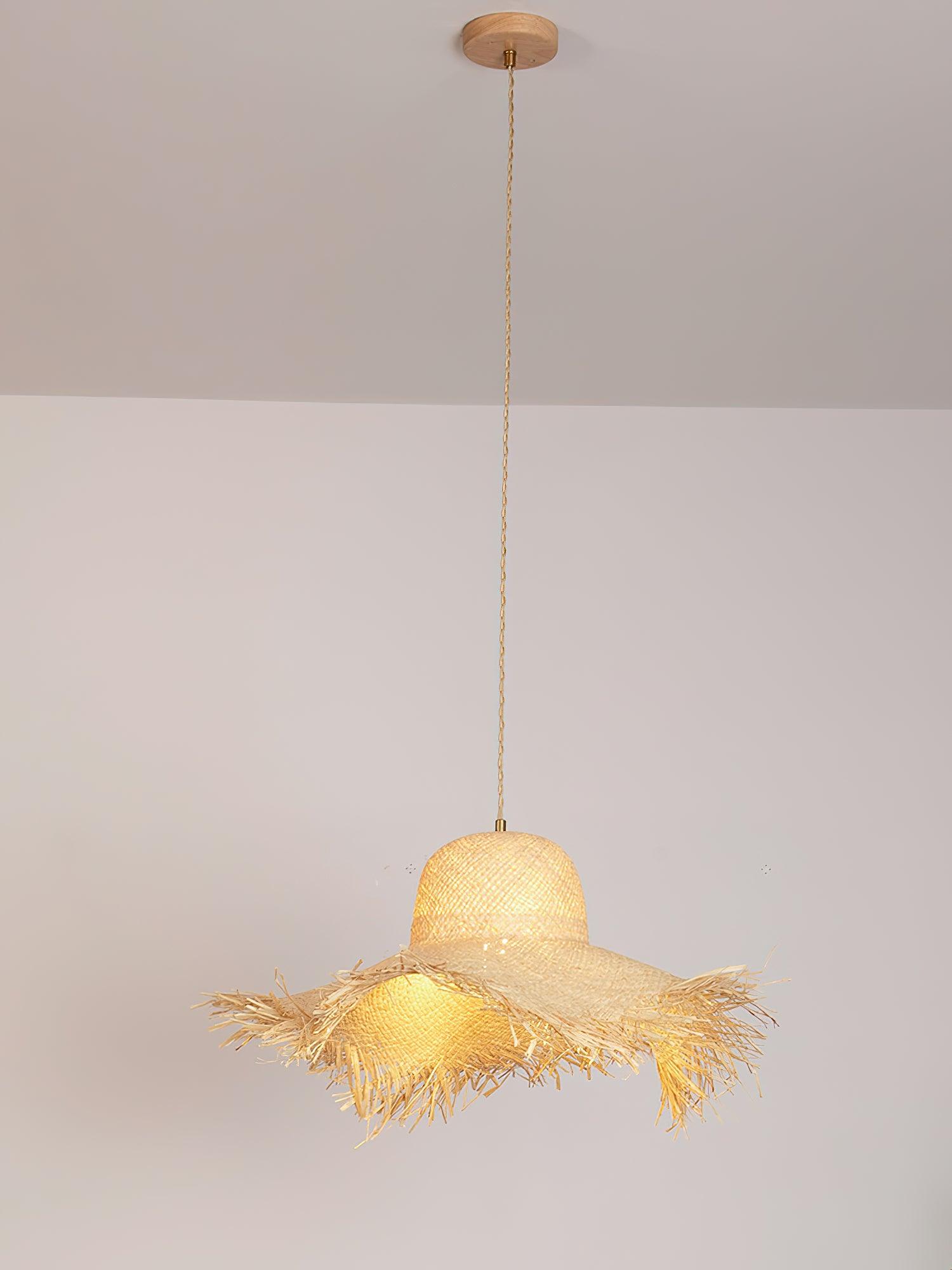 Zephyran Rattan Vintage Pendant Light - Letslighting
