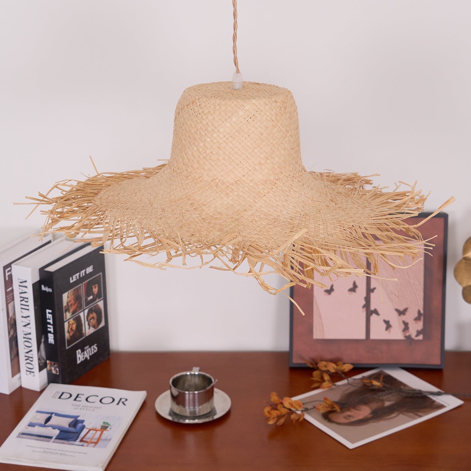 Zephyran Rattan Vintage Pendant Light - Letslighting