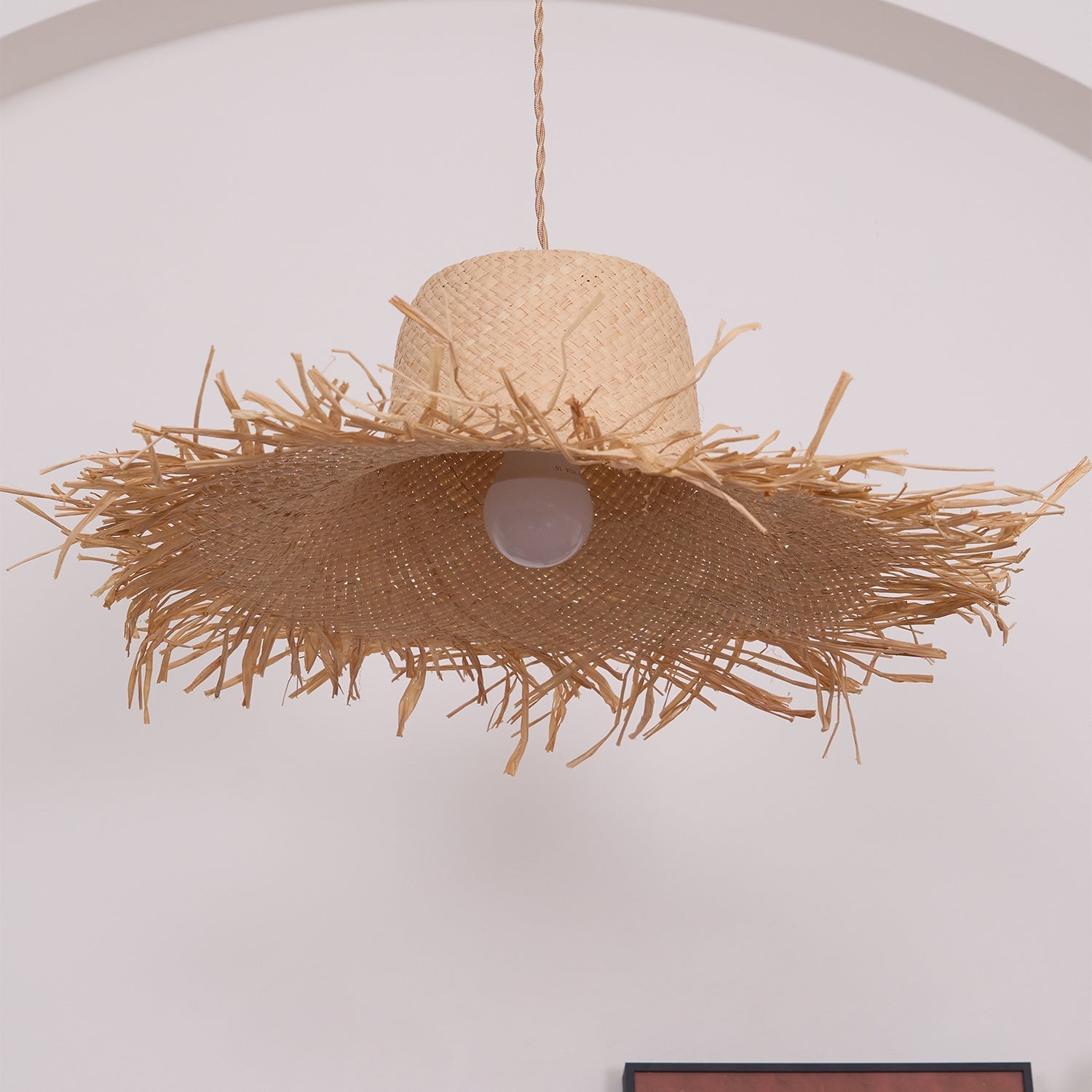 Zephyran Rattan Vintage Pendant Light - Letslighting